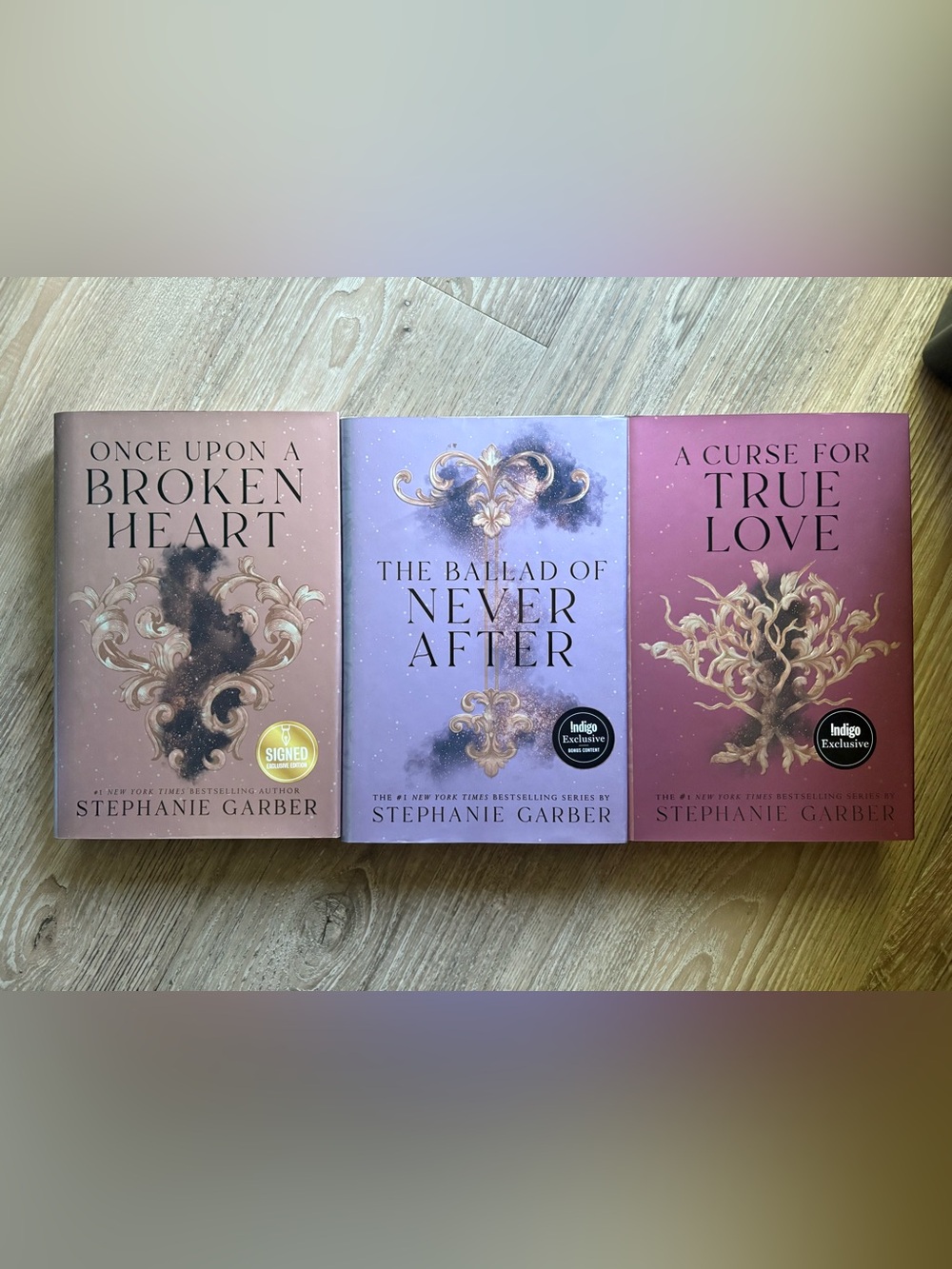Once Upon a Broken Heart Trilogy by Stephanie Garber Signed B&N Edition
